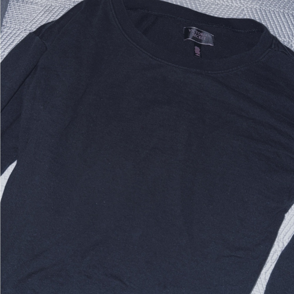 Victoria's Secret Black Long Sleeve Tee